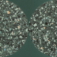 FUNKY GREEN 4 Keramický dekor 19,8x19,8cm