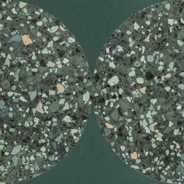 FUNKY GREEN 4 Keramický dekor 19,8x19,8cm