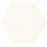 MILD GARDEN WHITE HEX dekorační obklad 22,1x19,2