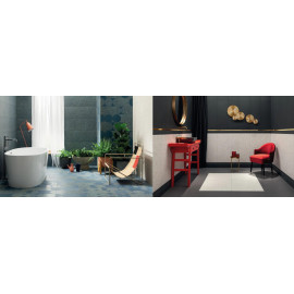 FUNKY BLUE 4 Keramický dekor 19,8x19,8cm