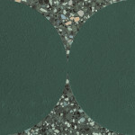 FUNKY GREEN 3 Keramický dekor 19,8x19,8cm