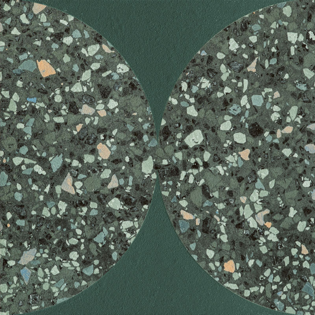 FUNKY GREEN 4 Keramický dekor 19,8x19,8cm FUNKY GREEN 4 Keramický dekor 19,8x19,8cm