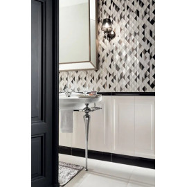 Skleněný dekor SOPHISTICATED BLACK 89,8x32,8cm