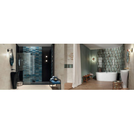 CURIO GREEN MIX C STR obklad 23,7x7,8cm