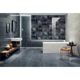 GRUNGE BLUE A skleněný dekorační obklad 89,8x32,8