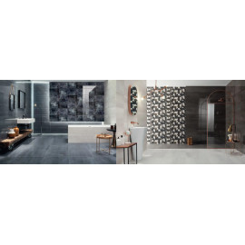 GRUNGE BLUE B skleněný dekorační obklad 89,8x32,8