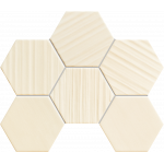 HORIZON HEX IVORY mozaikový obklad 28,9x22,1