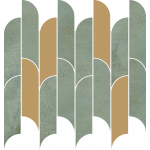 TISSUE GREEN mozaikový obklad 29,8x27,2